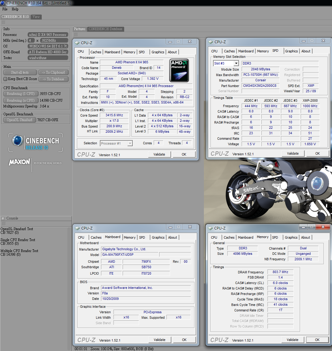 ��ת������ MA790FXT-UD5P���AMD X4 965��Ƶ����