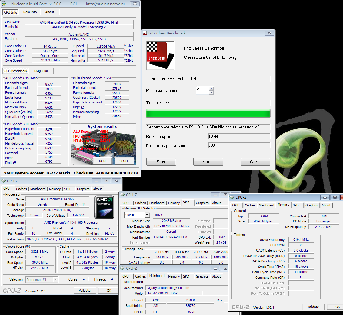 ��ת������ MA790FXT-UD5P���AMD X4 965��Ƶ����