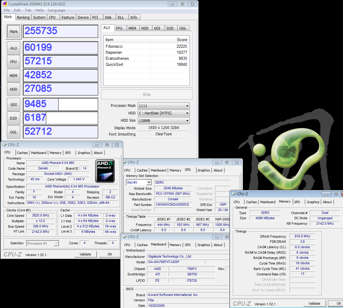 ��ת������ MA790FXT-UD5P���AMD X4 965��Ƶ����