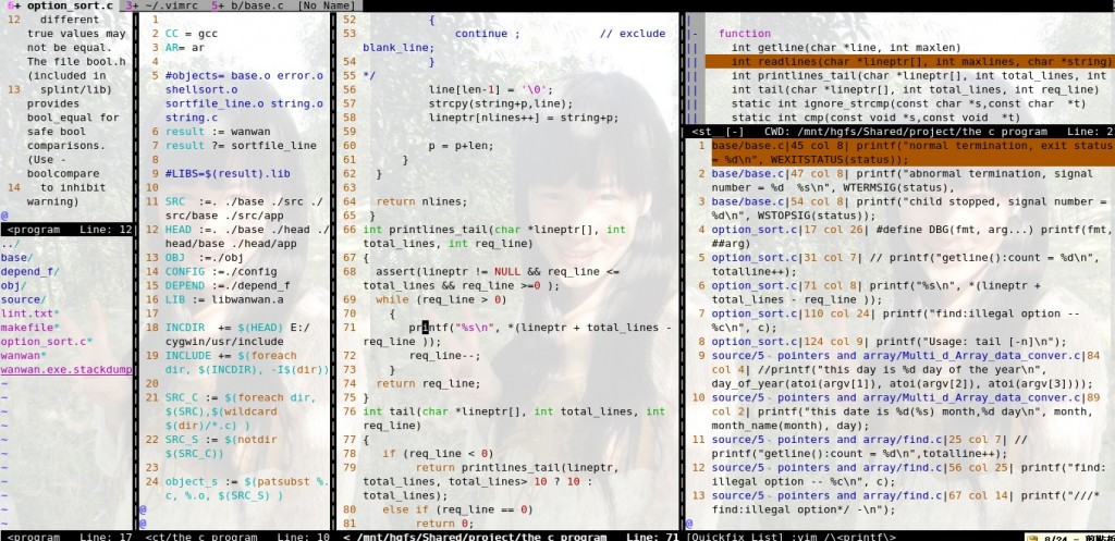 vim应用小技巧—字符搜索