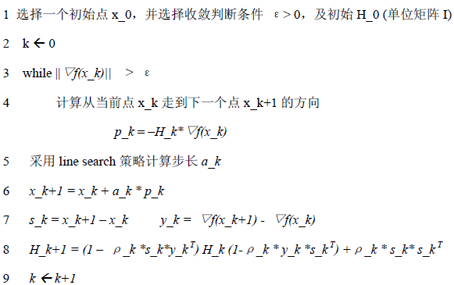 Quasi-Newton Method-LBFGS