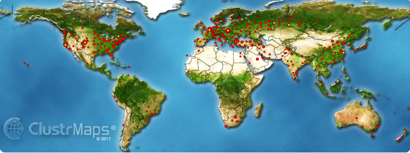 制作网页访问者的map