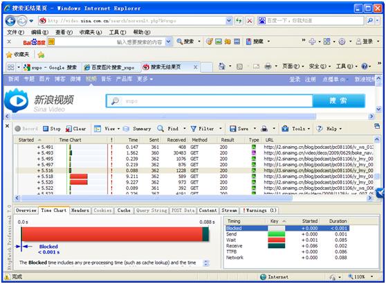 图片服务器分开优化及IE测试结果
