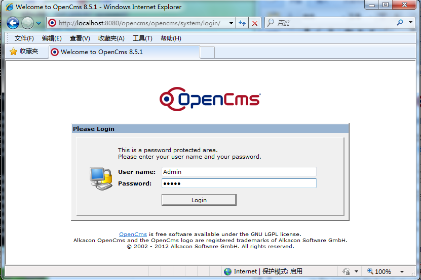 Opencmsװ