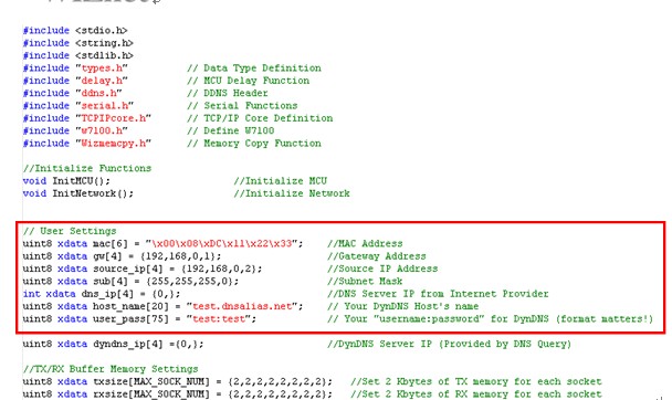 怎么用W7100A实现DDNS客户端(一)