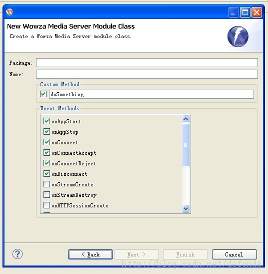 使用 Wowza IDE 开发第一个 Wowza 服务器扩张应用 - 监控直播频道