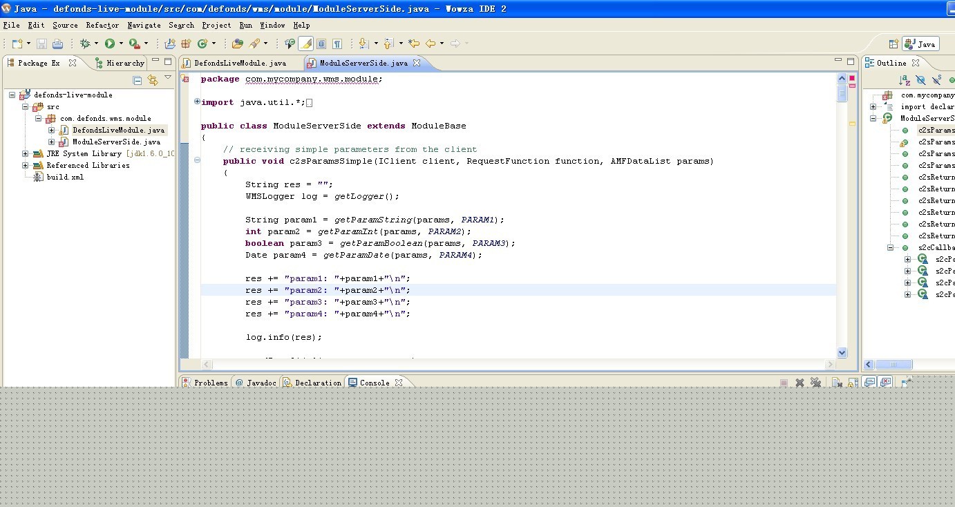 ʹ Wowza IDE һ Wowza Ӧ - ֱƵ
