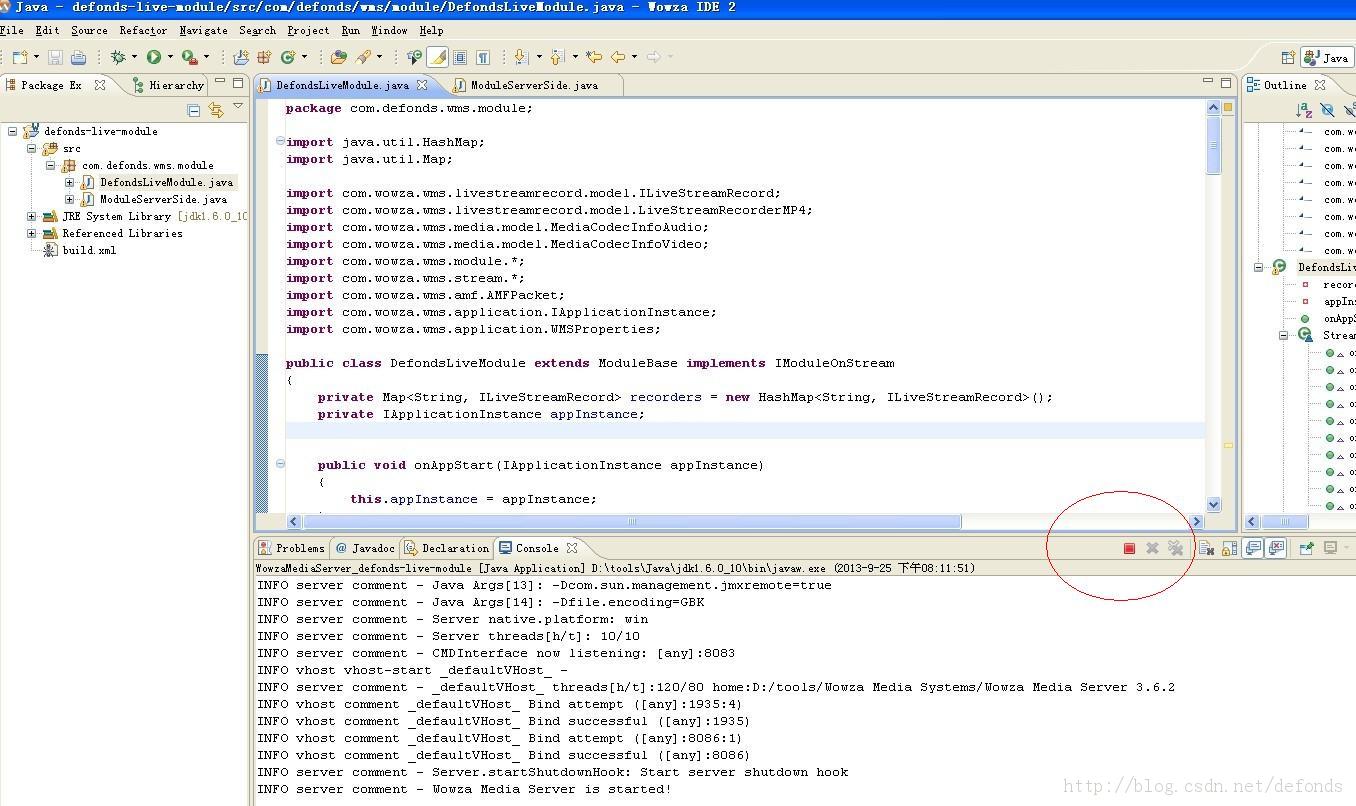 ʹ Wowza IDE һ Wowza Ӧ - ֱƵ