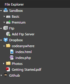 在线代码编辑器:Codeanywhere引见