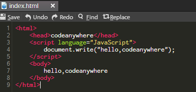 在线代码编辑器:Codeanywhere引见