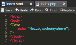 在线代码编辑器:Codeanywhere引见