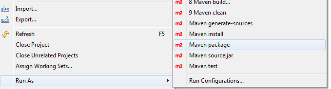 在Spring STS中运用Maven对不同的部署环境打包
