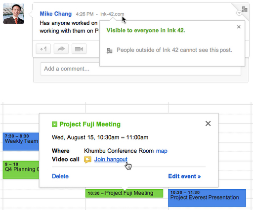 postrestriction Google+新增效能吸引企业用户 或成Yammer劲敌