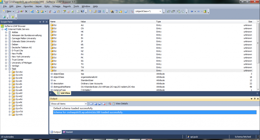 Softerra LDAP Browser 运用及配置 有图有真相