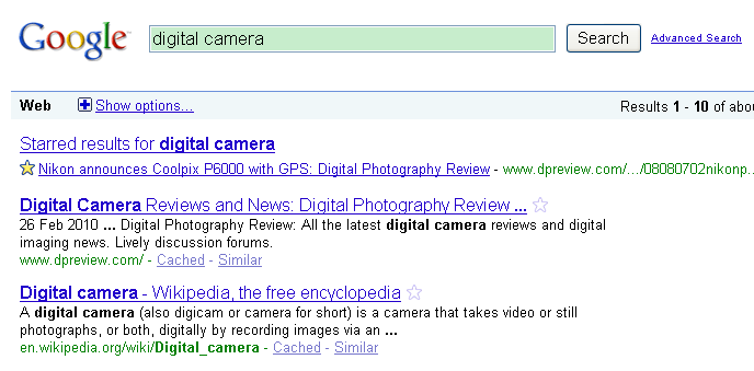 一闪即逝的google搜寻结果保存