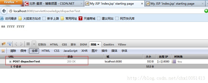 response.sendRedirect("")request.getRequestDispatcher("").forward(req,resp)