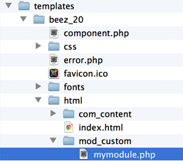 Joomla学习–优化:对稿子和模块使用可变的布局