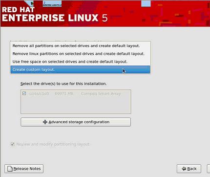 HP ProLiant DL580 G5  - ôװ Red Hat 5.1 ϵͳ