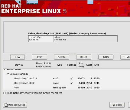 HP ProLiant DL580 G5  - ôװ Red Hat 5.1 ϵͳ