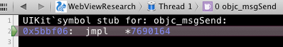 xcodeiOSģ5objc_msgSend