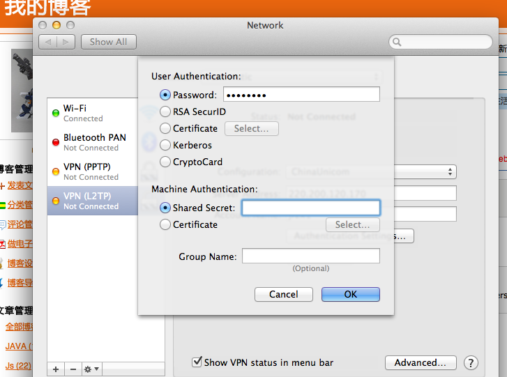 Lion ô L2TP without IpSec