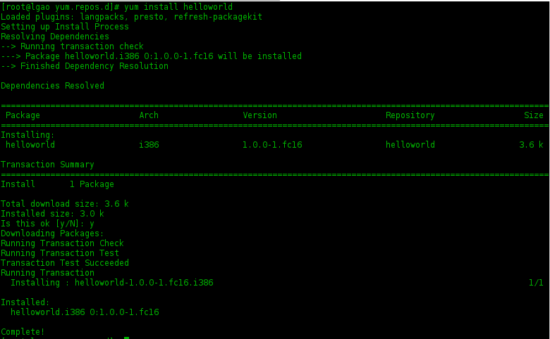 Լ Yum repository