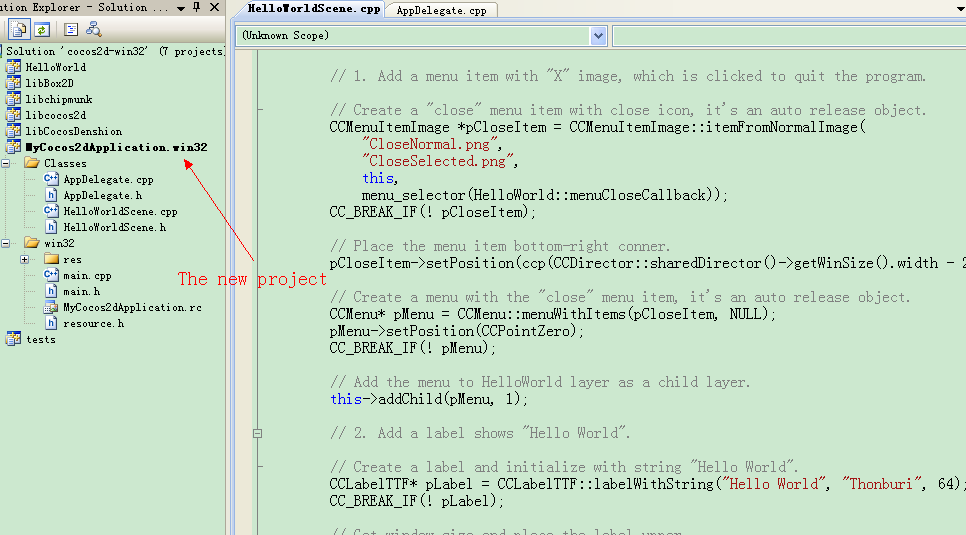 1Cocos2dxvisualStudiovc++лƪ