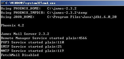 Apache james mailserver + Claros inTouch webmailｨӦ