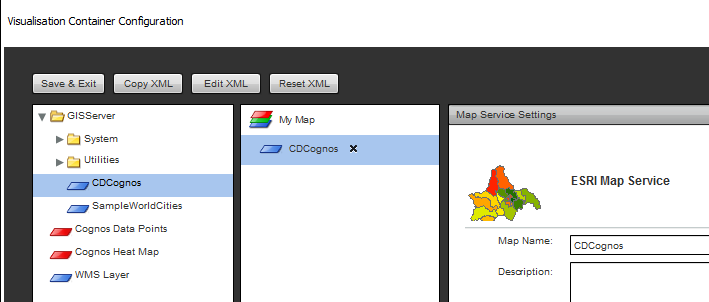 װESRI Maps For Cognos