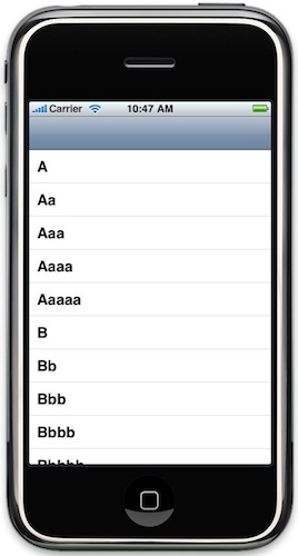 [iOSγ-5]Create Indexed UITableView