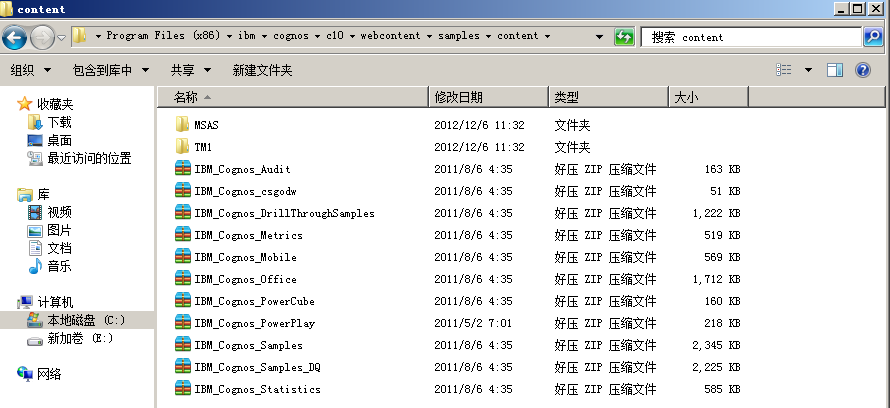 IBM Cognos Business Intelligence Serverv10.1.1ԼSamples for Oracleװ䲿