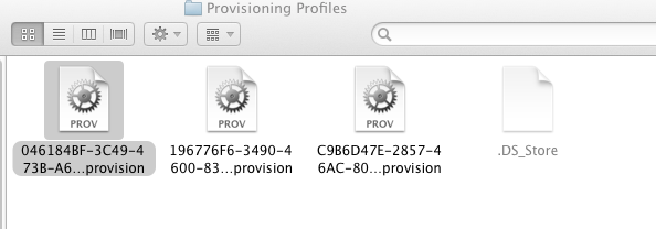 iOS  Code Sign Error: Provisioning Profile can't be found й취