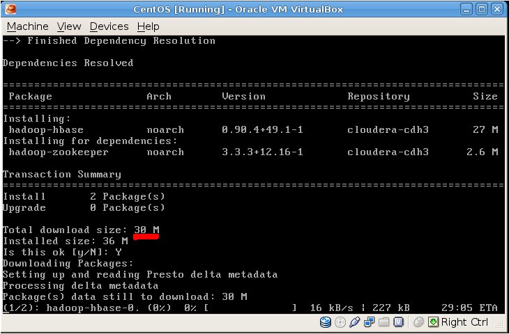 CentOS װ hadoop hbase ʹ cloudera 汾һ