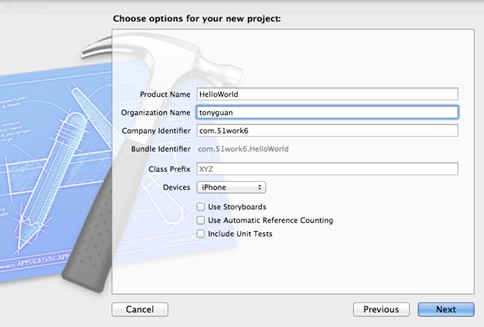 iOSЩ-nibiOS 6HelloWorld