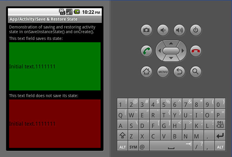 API Demos 2.2 ϰʼǣ10Redirection, Reorder Activity and Save&Restore State