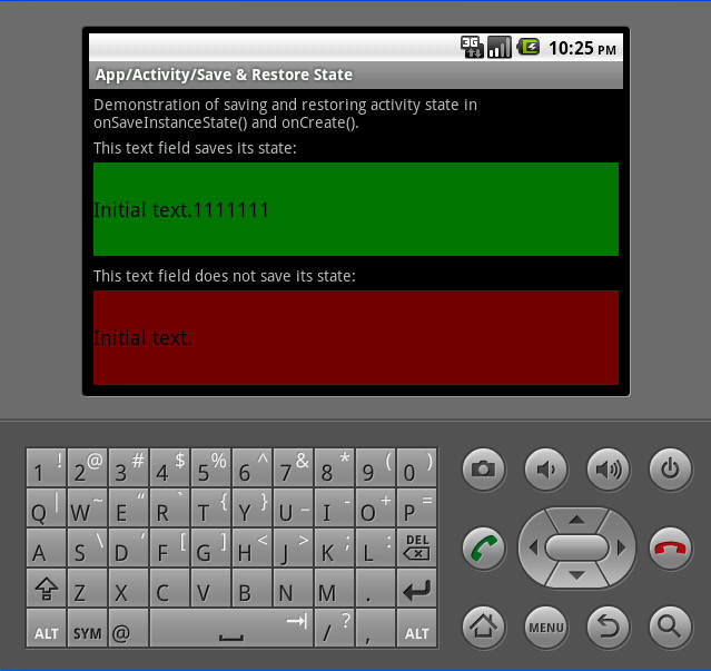 API Demos 2.2 ϰʼǣ10Redirection, Reorder Activity and Save&Restore State