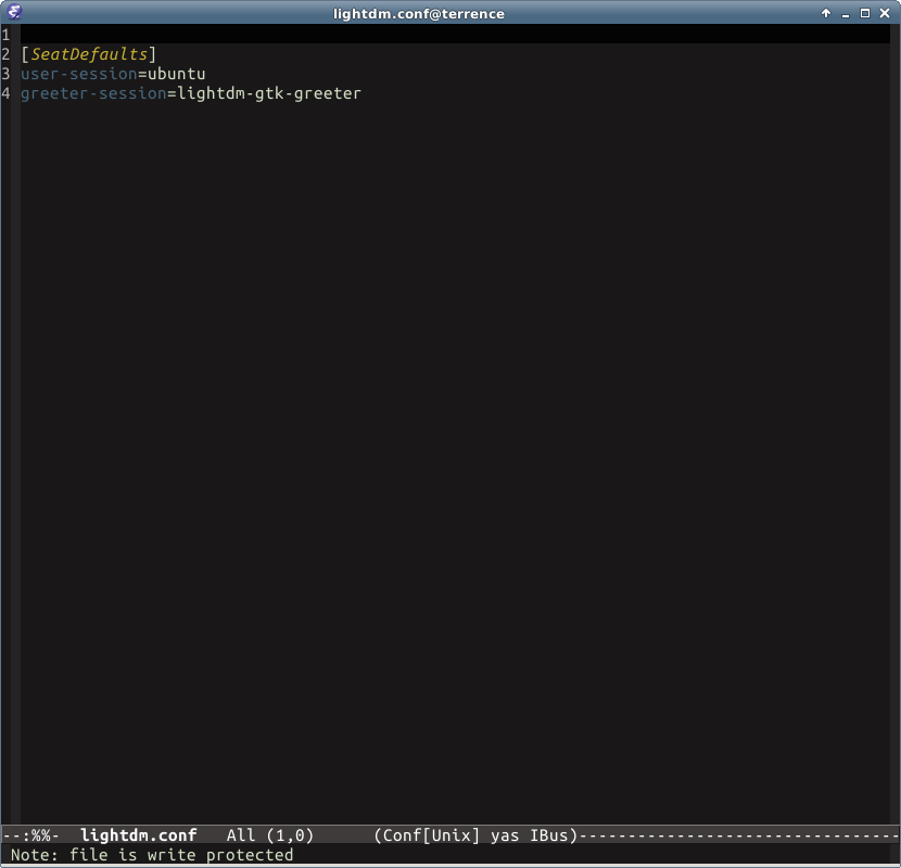 ubuntu  Display Manager¼