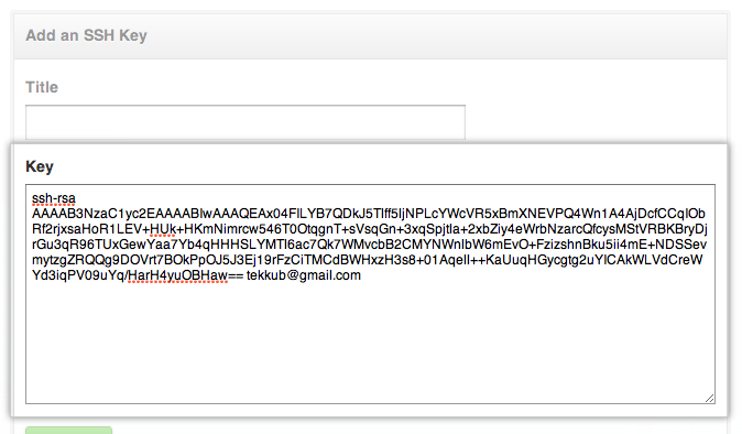 githubʺSSH keys