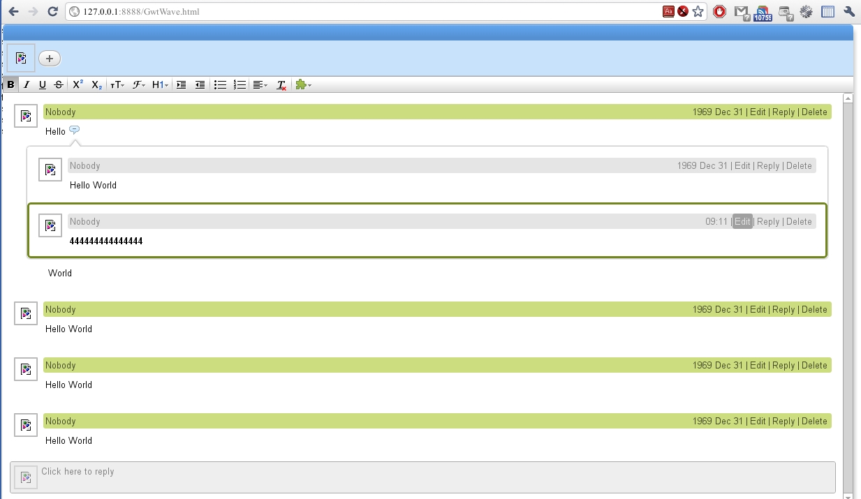 GWT Wave 开源代码运作跑通分析(1)