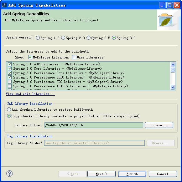 Spring 3.0 + Struts 2.1 + Hibernate 3.3 ܵС