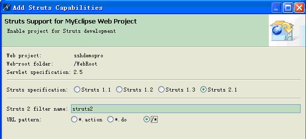 Spring 3.0 + Struts 2.1 + Hibernate 3.3 ܵС