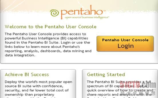 pentaho开源商业智能平台的筹建(2)