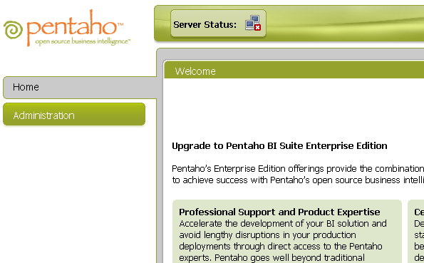 pentaho开源商业智能平台的筹建(2)