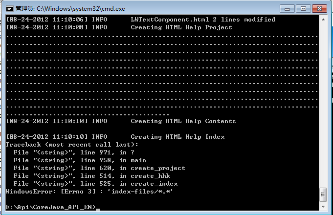 java2chm [Errno ]: 'index-files/*'