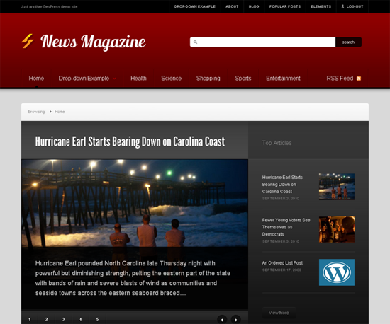 分享2011年50个最棒的wordpress正题 - 第一部分