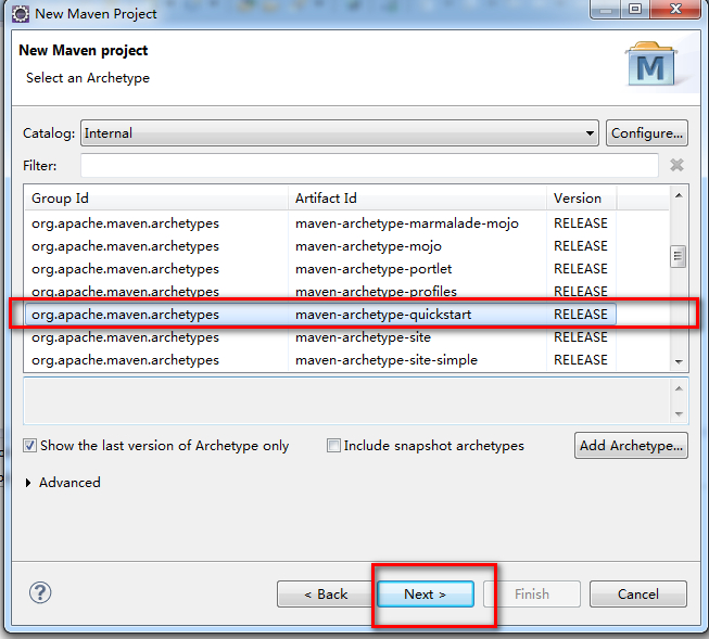 MAVEN3-(3)创建MAVEN项目