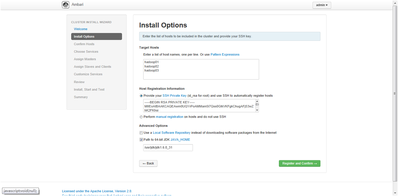 hadoop自动化装配、管理及监控工具Ambari安装