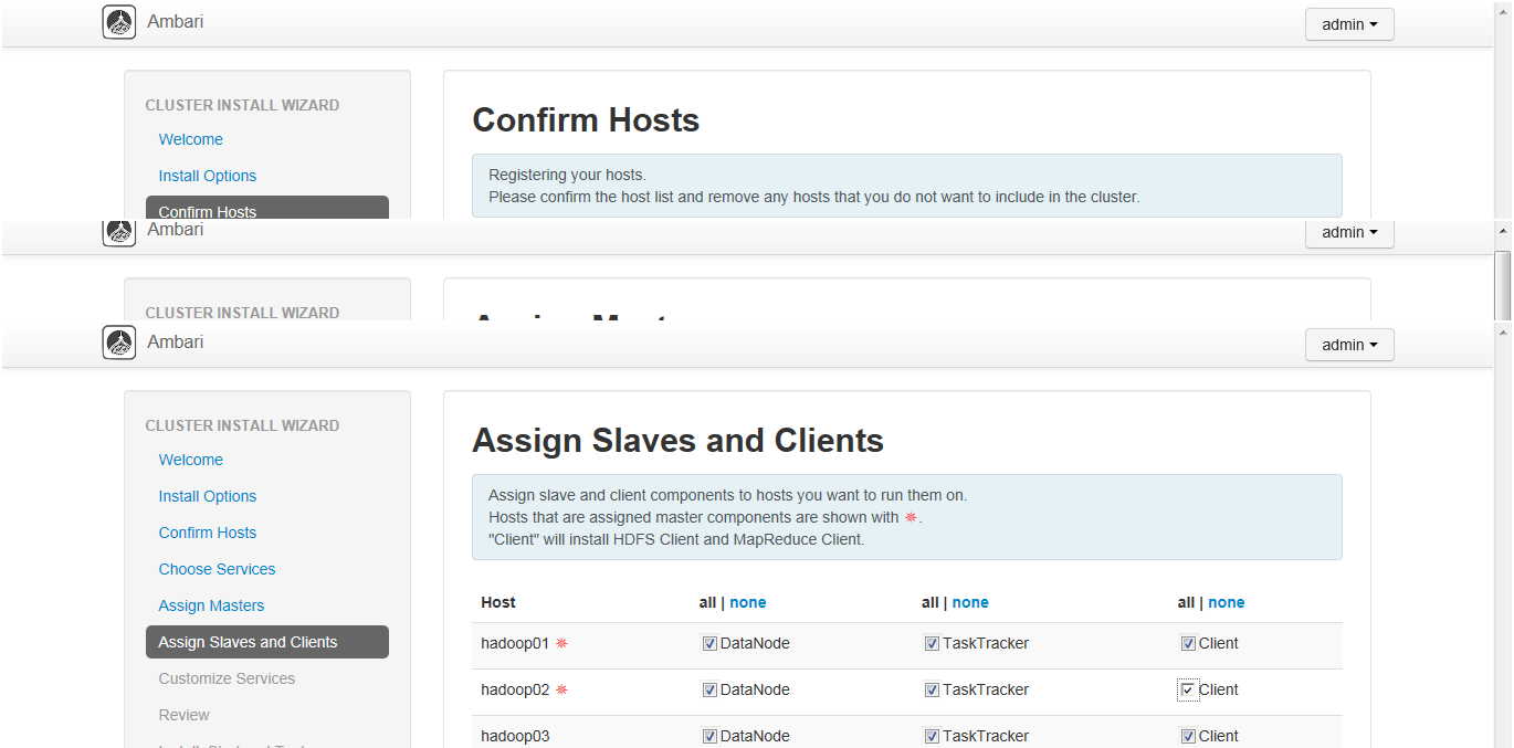 hadoop自动化装配、管理及监控工具Ambari安装