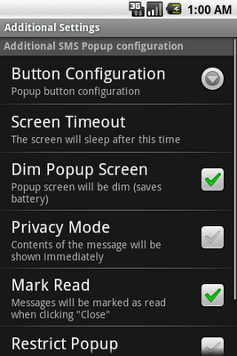 AndroidԴĿSMSPopupѧϰ 1