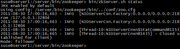 zookeeper 3.3.2 装配